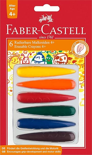 Faber Castell First Grip Crayon Box 6