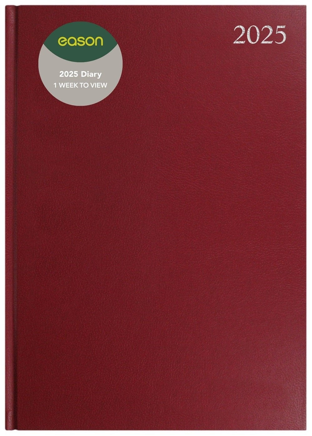 EASON A4 Week To View 2025 DIARY RED