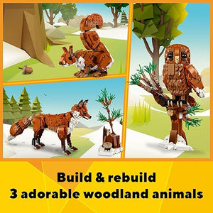 Lego Creator 3in1 Forest Animals Red Fox 31154