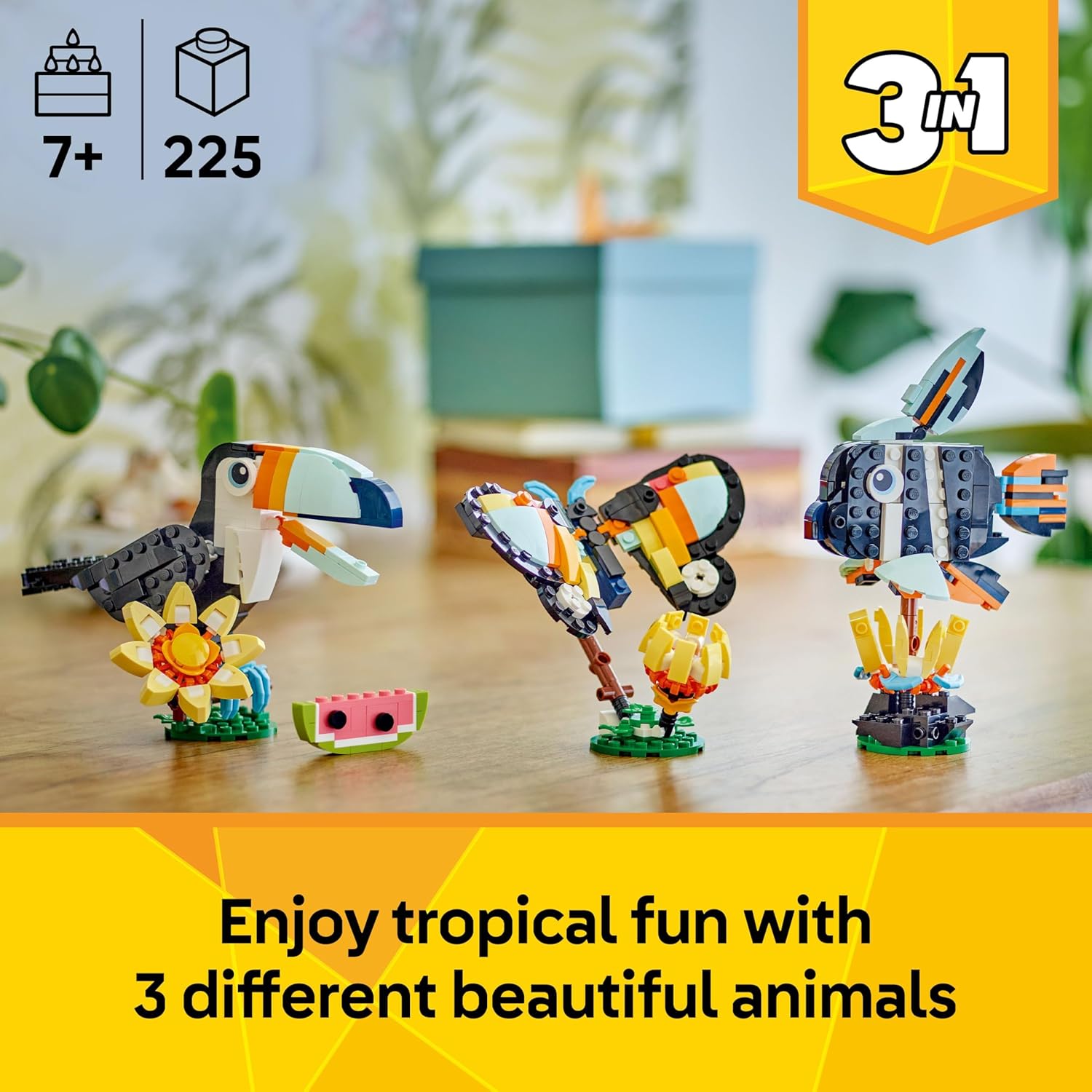 Lego Creator Wild Animals: Tropical Toucan 3in1