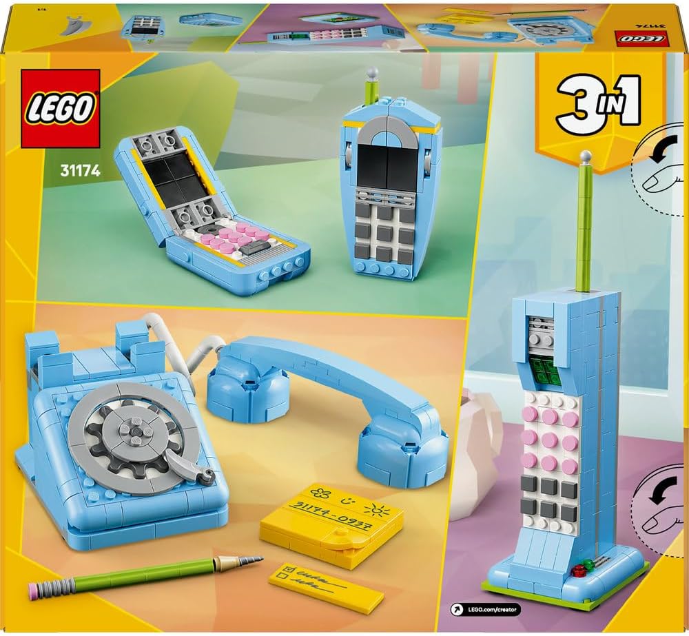 Lego Creator Retro Telephone 3in1 31174