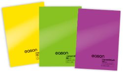 EASON 3PK A4 PP 120 PAGE EXERCISE BOOK (PURPLE/YEL