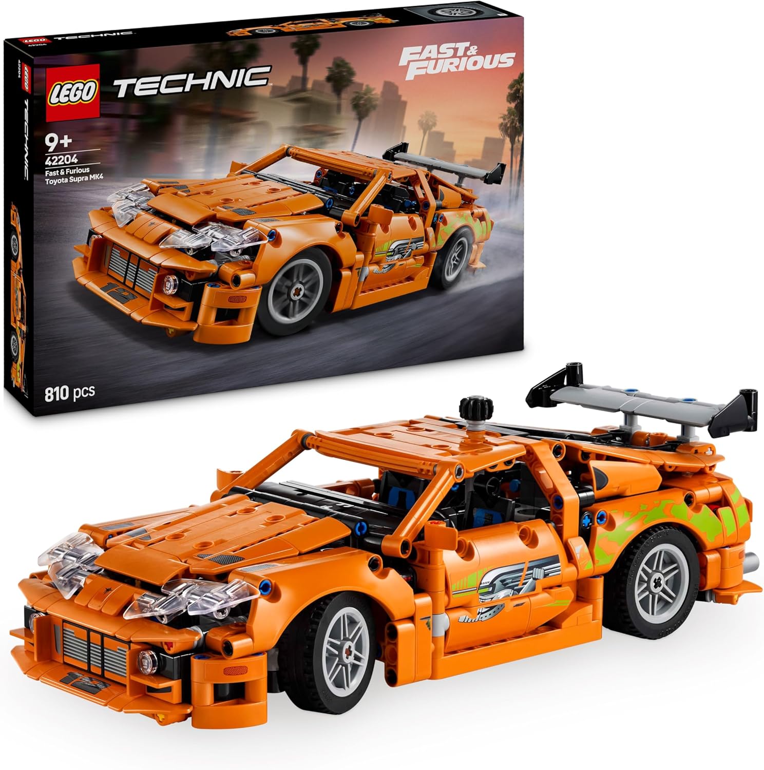 LEGO Technic Fast and Furious Toyota Supra MK4 42204