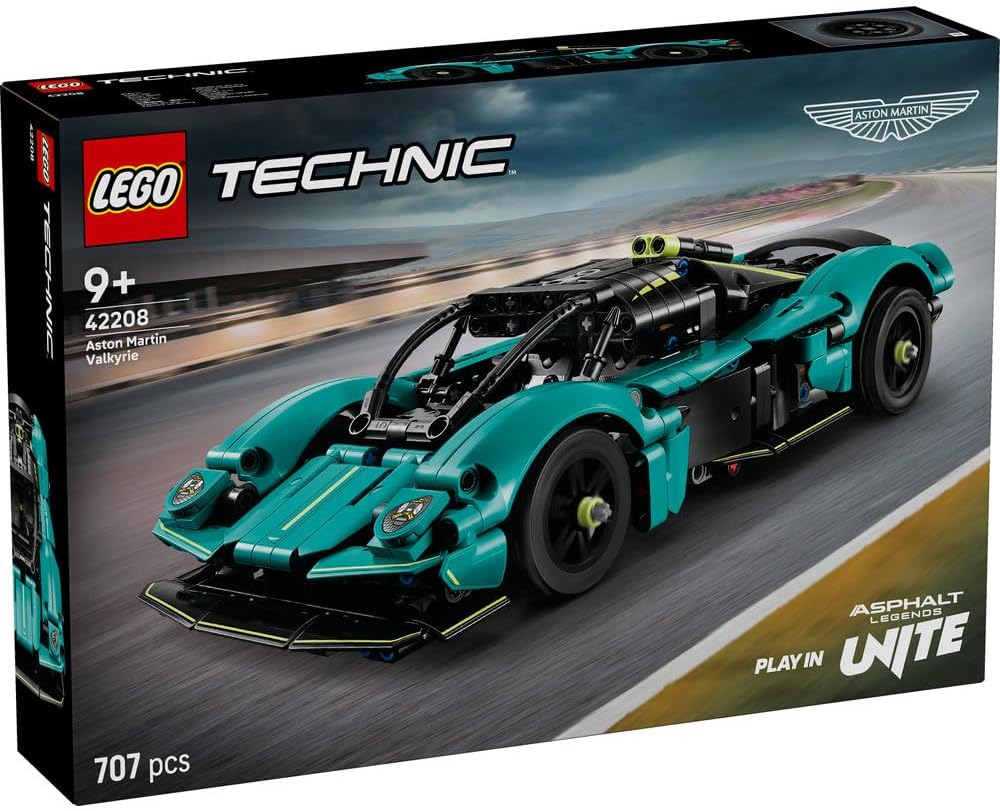 LEGO Technic Aston Martin Valkyrie 42208 Buildable Car Model Kit