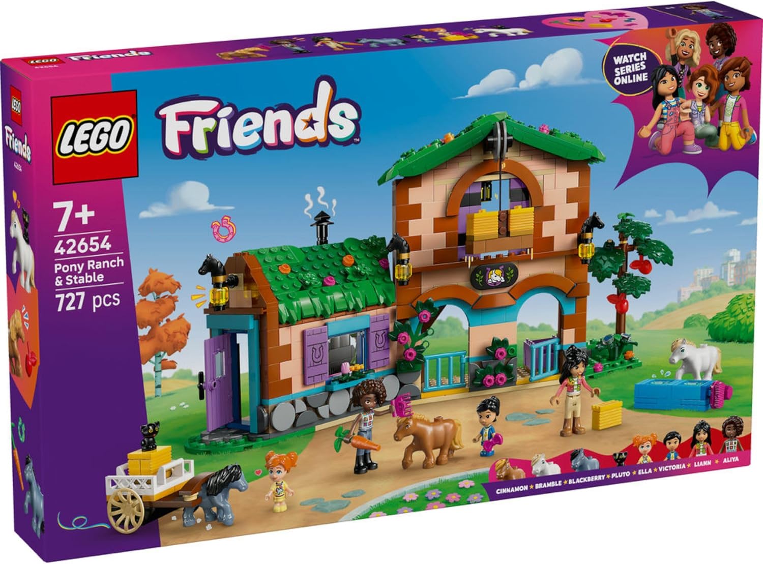 LEGO Friends Pony Ranch & Stable 42654 Building Set