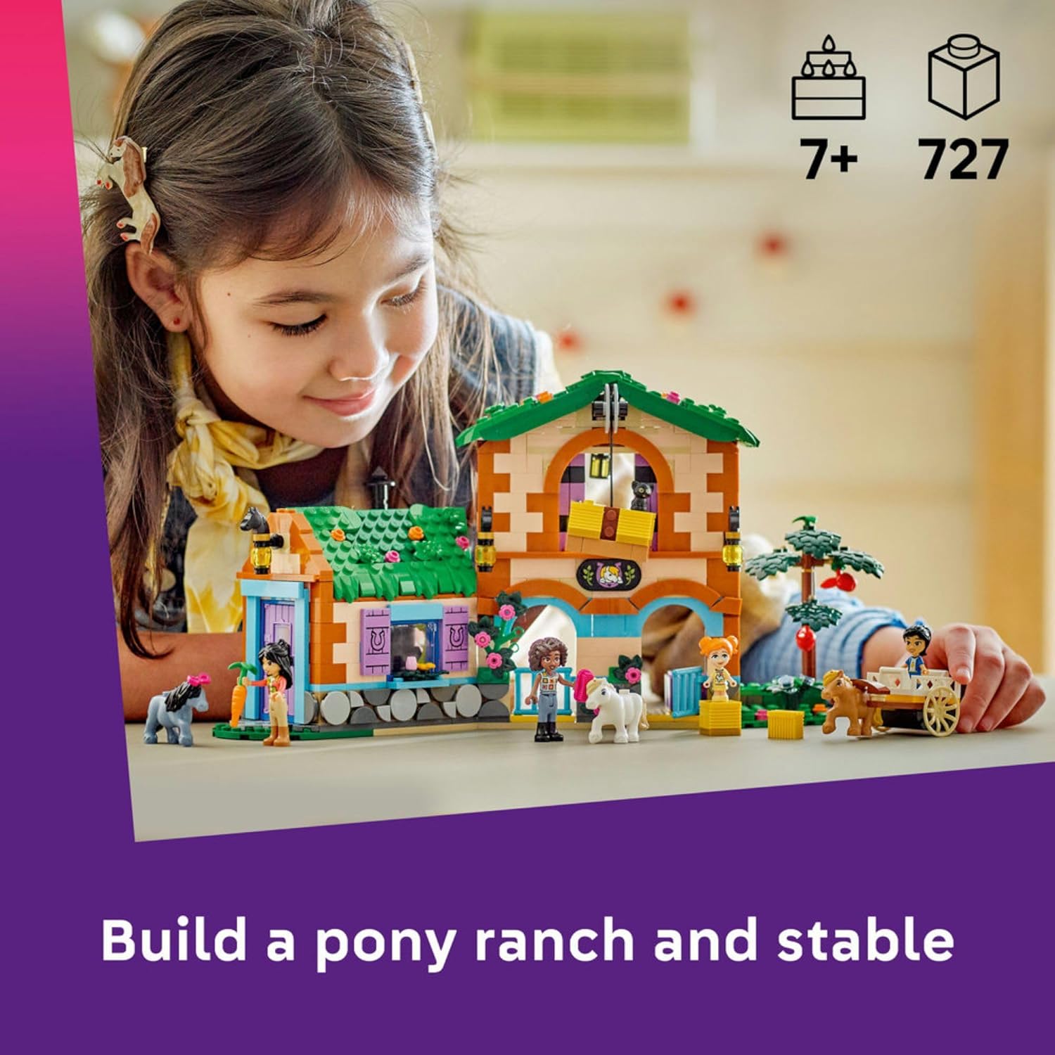 LEGO Friends Pony Ranch & Stable 42654 Building Set