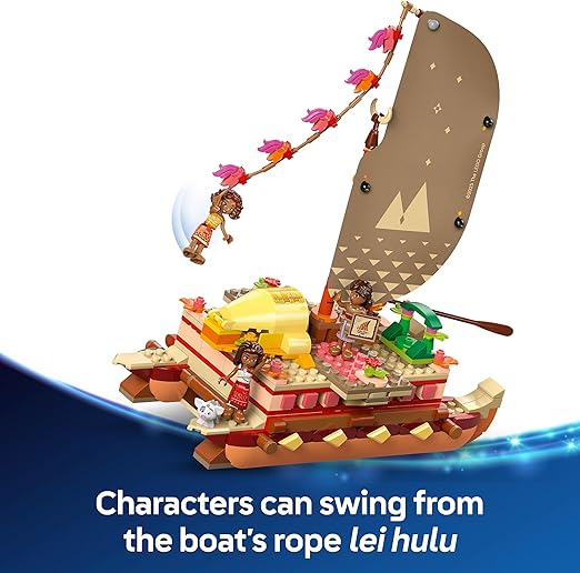 LEGO Disney Princess Moana 2 Moana's Adventure Canoe 43270