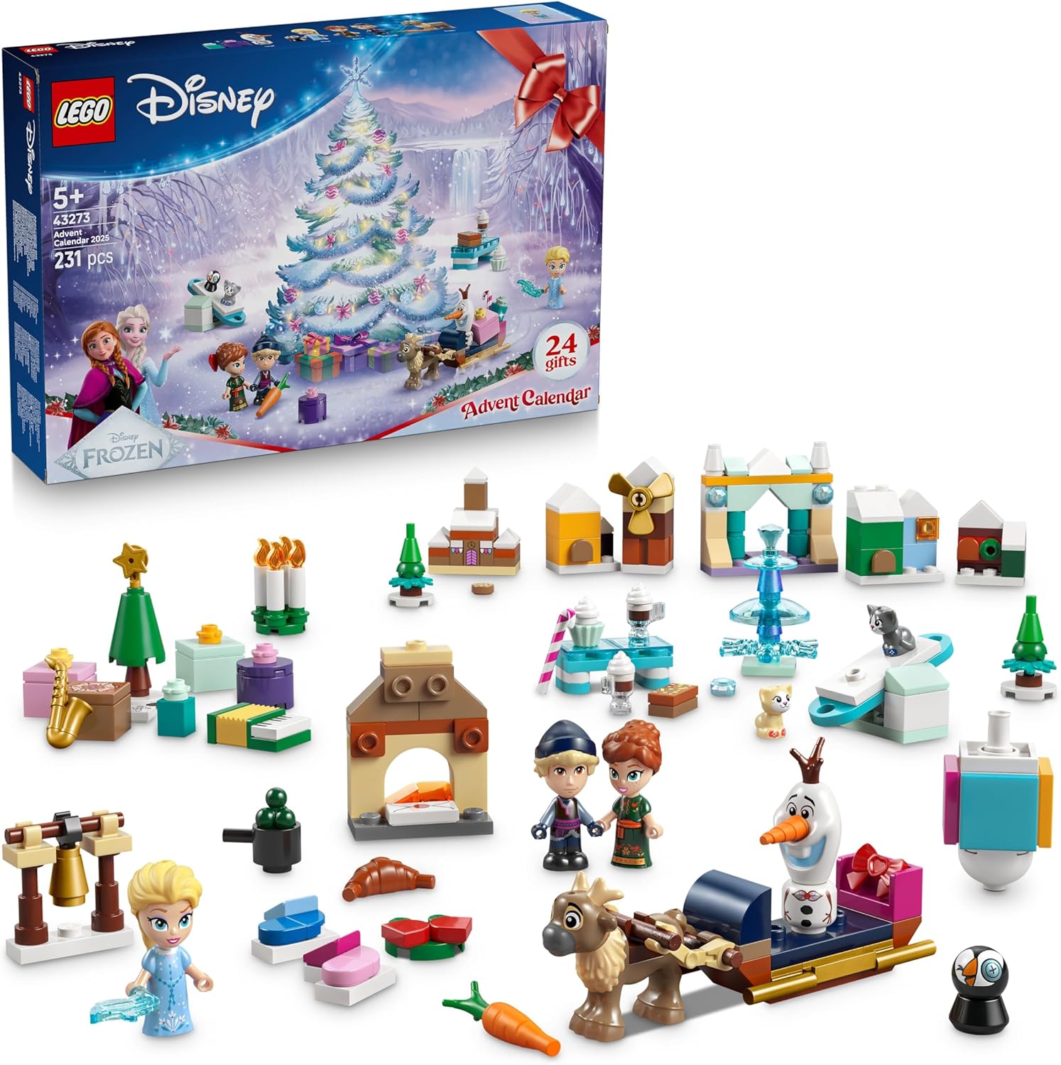 Lego Disney Frozen Advent Calendar 2025 43273