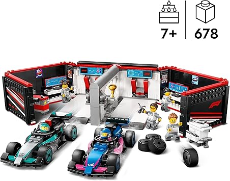 LEGO City F1 Garage & Mercedes-AMG & Alpine 60444