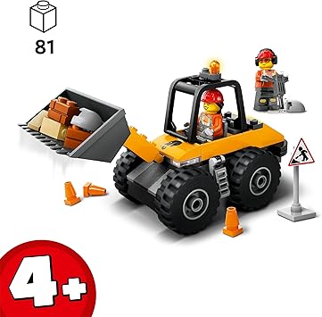 Lego City Yellow Construction Wheel Loader 60450