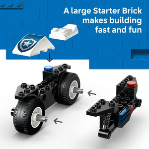 LEGO® City Police Motorcycle Chase 60455 Toy Motorbike Building Set