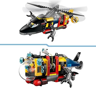 Lego City Helicopter Fire Truck & Submarine 60462