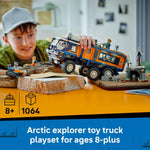 Load image into Gallery viewer, LEGO City Arctic Explorer Science Lab Truck 60471 STEM Toy for Kids and Model Vehicle Fans Aged 8+,
