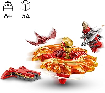 Lego Nnjago Kais Dragon Spinjitzu Spinner 71823