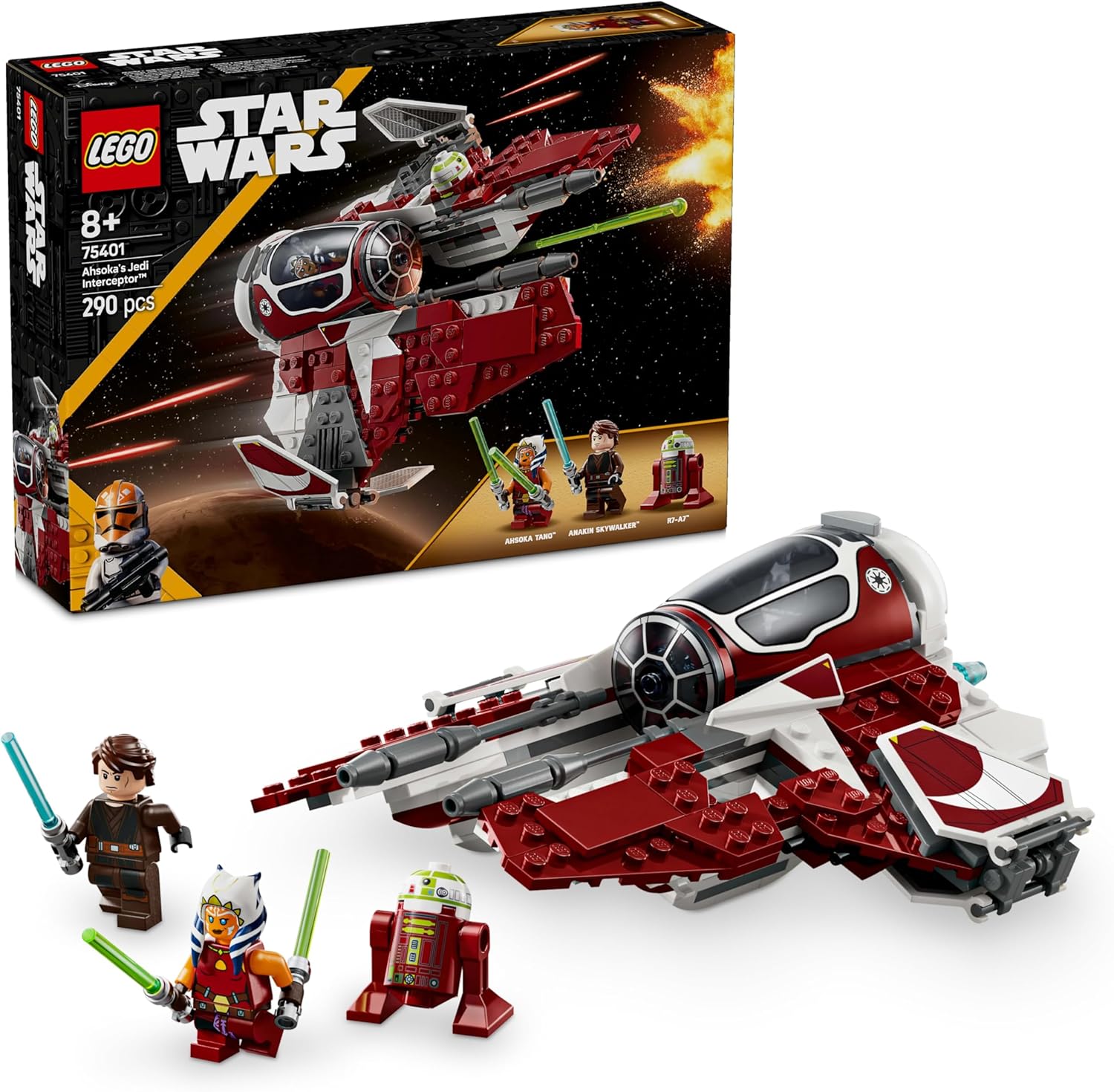 LEGO Star Wars 75401 The Ahsoka Jedi Interceptor from Star Wars The Clone Wars
