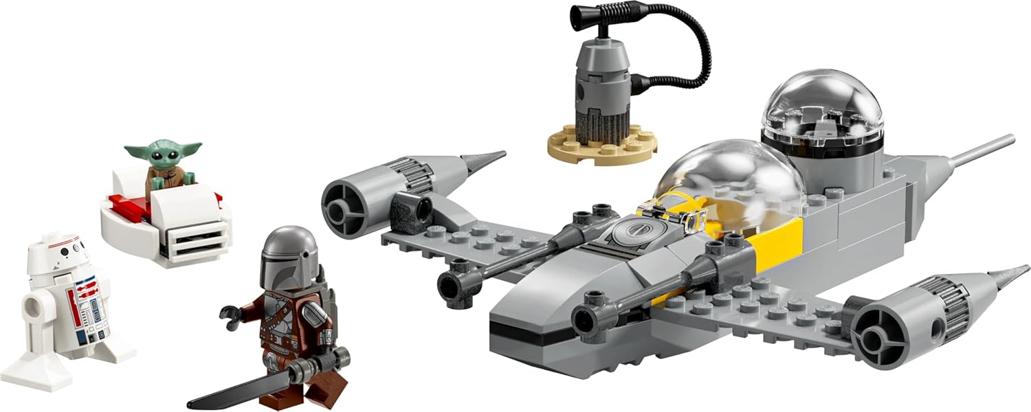 LEGO Star Wars N-1 Mando and Grogu Starfighter 75410 from The Mandalorian and Baby Yoda