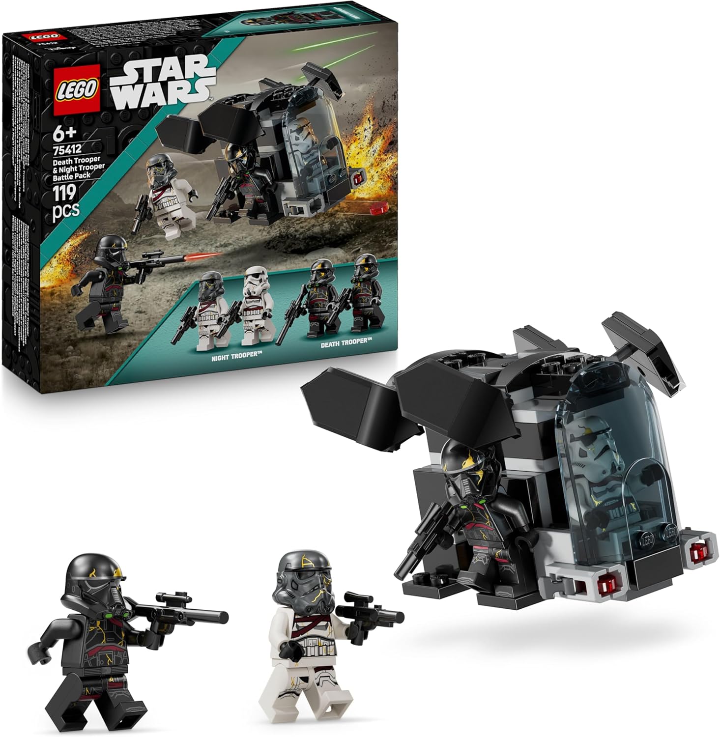 LEGO Star Wars: Ahsoka Death Trooper & Night Trooper Battle Pack 75412
