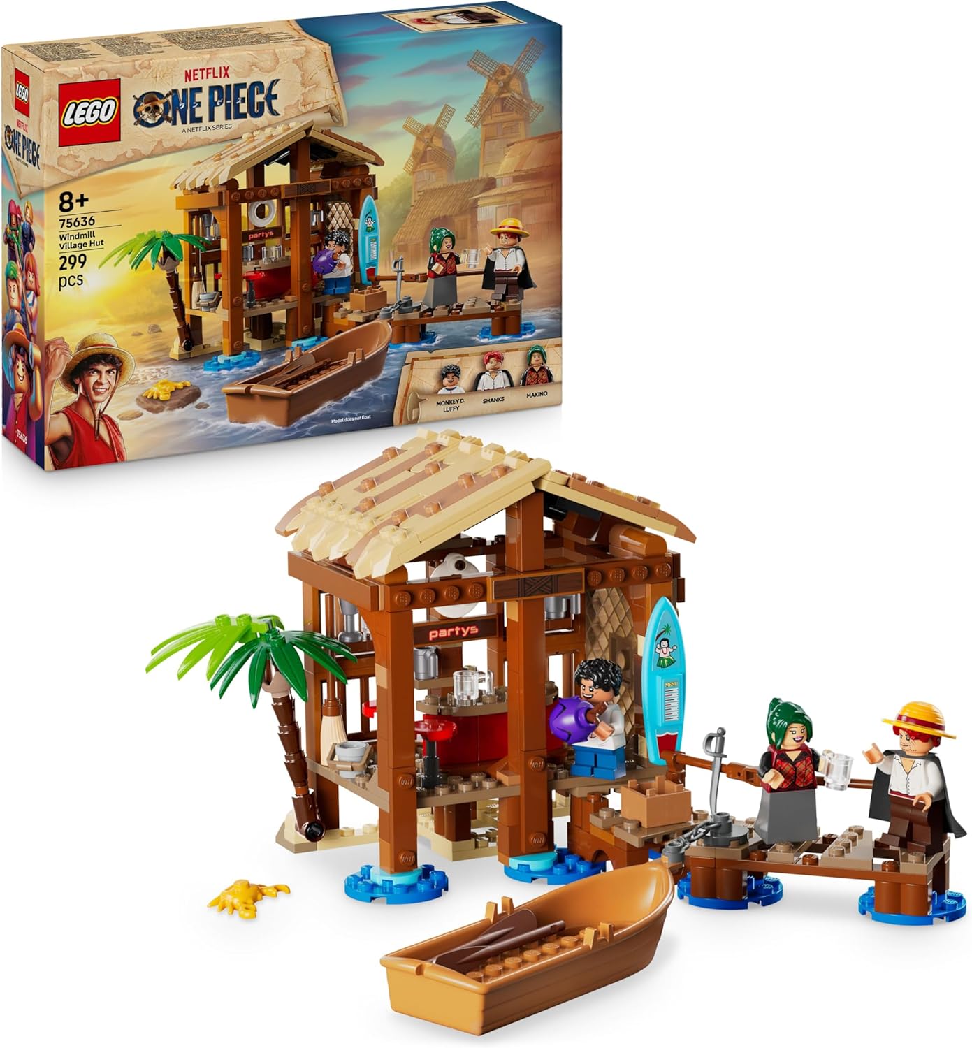 LEGO ONE PIECE Windmill Village Hut 75636