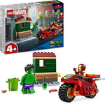 Load image into Gallery viewer, LEGO Marvel Iron Man with Bike and The Hulk
