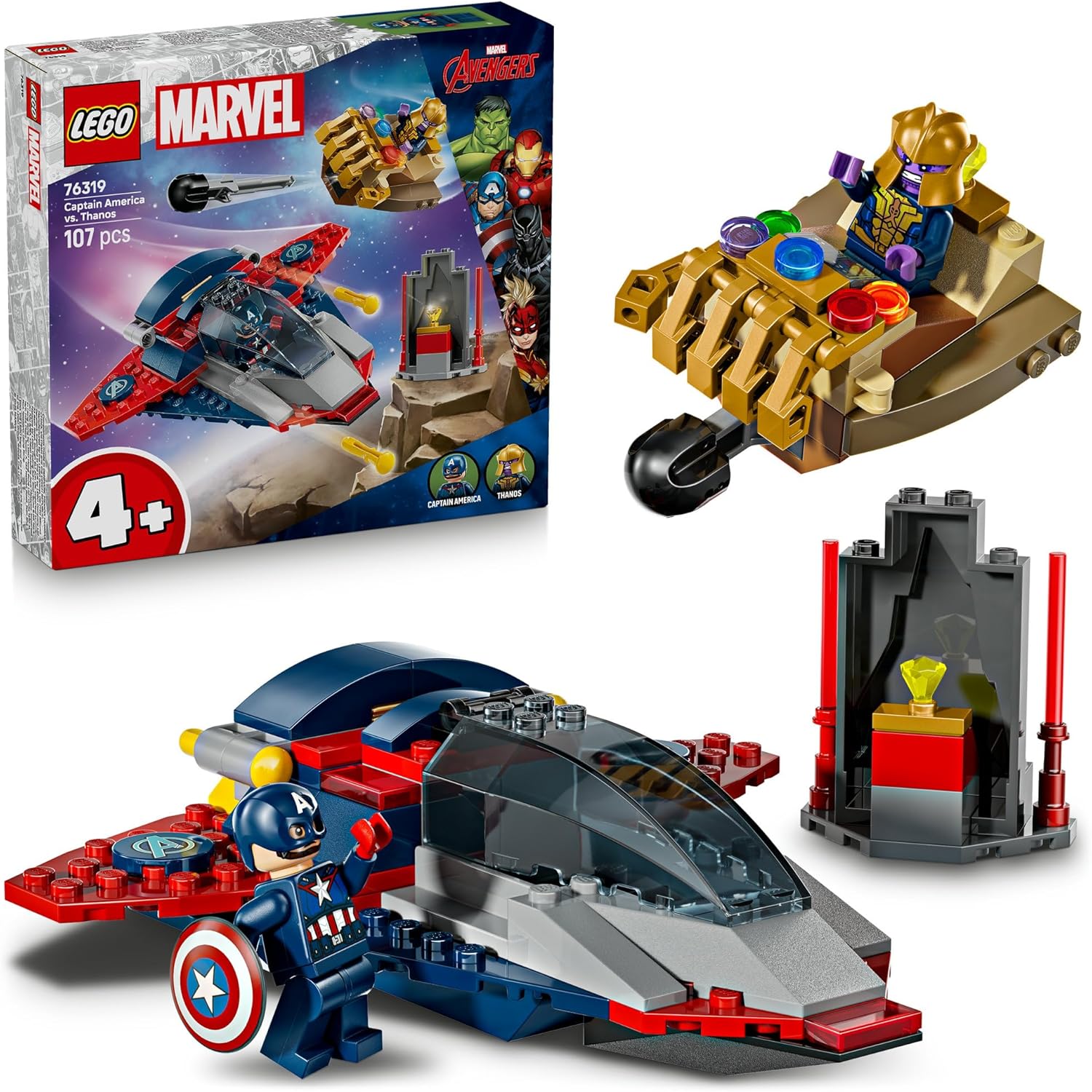 LEGO Marvel Super Heroes Captain America vs. Thanos 76319