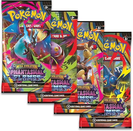 Pokemon TCG Mega Evolution Phantasmal Flames Single Booster Packs