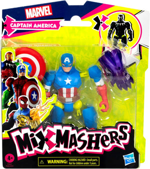 Avengers Mix Mashers Figures Assortment: Black Panther , Iron Man , Captain America