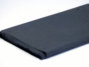 CREPE PAPER 3m x 50cm  BLACK