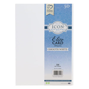 Icon Occasions Pkt.50 A4 300gsm Smooth Card - Whit