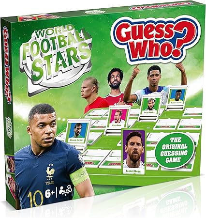 GUESS WHO WORLD FOOTBALL STARS