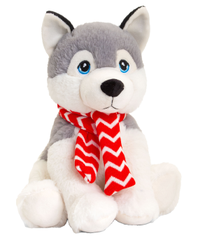 Husky with Scarf (25cm)