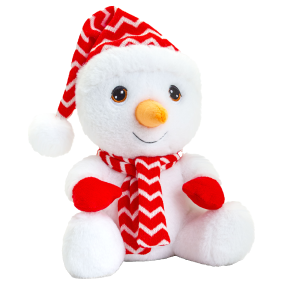 Snowman with Hat & Scarf (35cm)