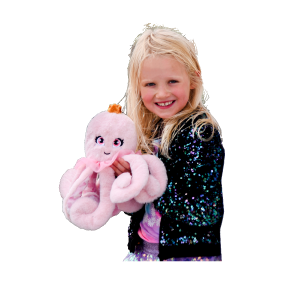 Pink Octopus Plush (30cm)