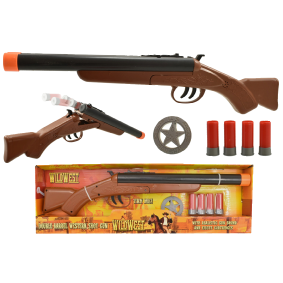 Double Barrel Western Shotgun