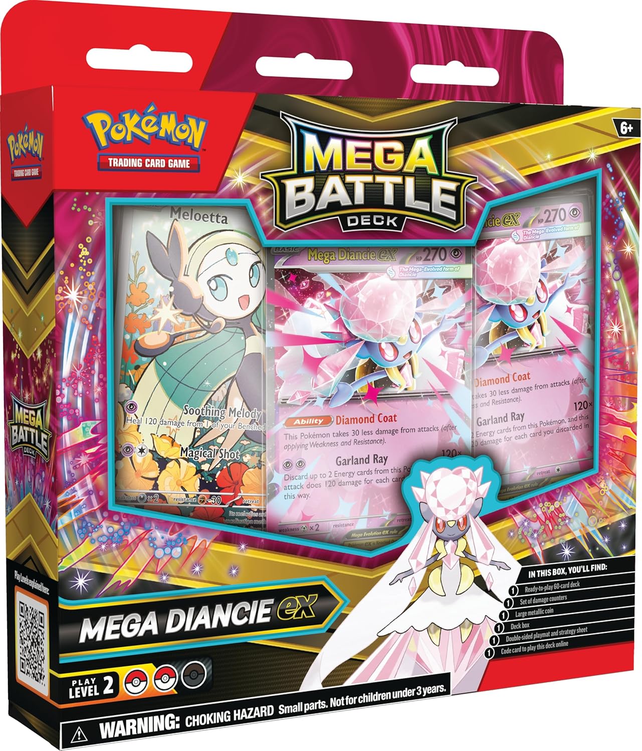 POKEMON Mega Battle Deck Mega Diancie Ex & Mega Gengar Ex (Pack chosen at random)