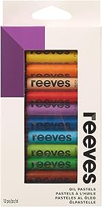 Reeves Oil Pastel 12Pk Large