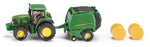 Load image into Gallery viewer, SIKU 1:87 JOHN DEERE TRACTOR W/BALER
