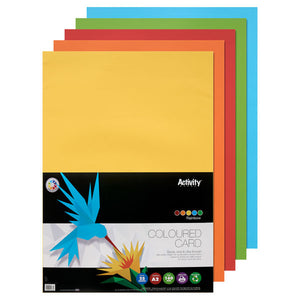 Premier Activity A2 160gsm Card 25 Sheets - Rainbo