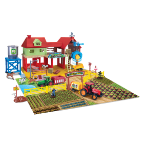 "Express Wheels" 70 Piece Farmhouse Playset