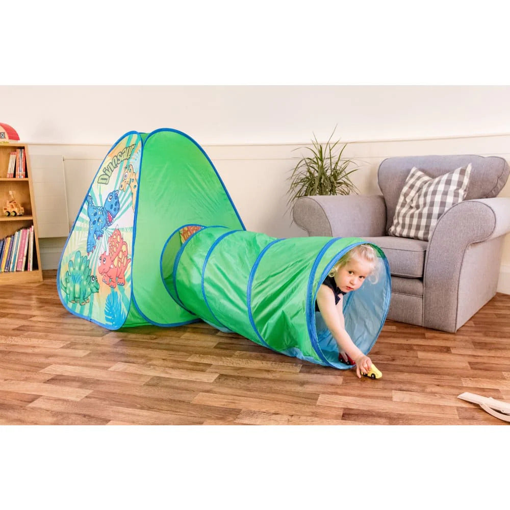 Dinosaur Play Tent and Tunnel