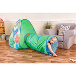 Load image into Gallery viewer, Dinosaur Play Tent and Tunnel
