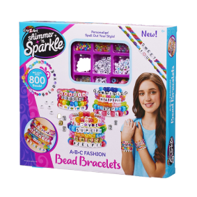 Shimmer 'n Sparkle ABC Fashion Bead Brackelets