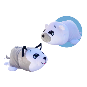 Flip-A-Zoo Mushmillow - Polar Bear to Husky!