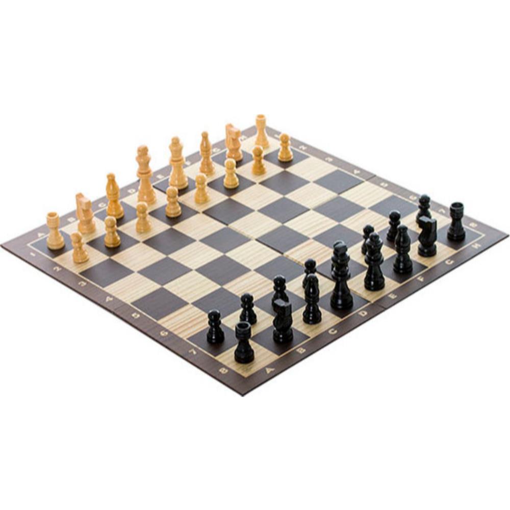 CLASSIC WOOD CHESS BLACK & GOLD