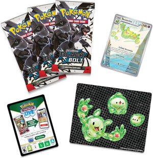 Pokémon TCG: Scarlet & Violet Black Bolt Tech Sticker Collection, Reuniclus, 1 Foil Promo Card & 3 B