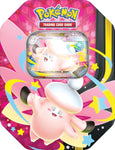 Load image into Gallery viewer, POKEMON TCG: MEGA MOONLIT TINS - MEGA CLEFABLE EX
