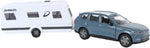 Load image into Gallery viewer, Kids Globe Die Cast Volvo EX90 W/Dethleffs Caravan
