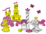 Load image into Gallery viewer, FUZZY FELT LITTLE PRINCESS
