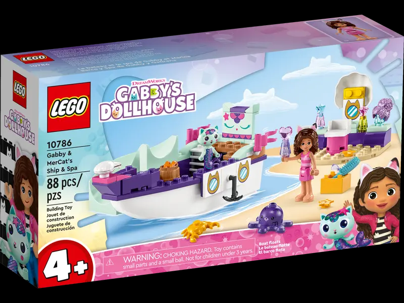 LEGO Gabby and MerCats Ship and Spa 10786