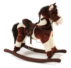 80CM HOBBY HORSE WITH SOUND - ASST.