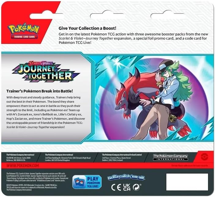 Pokemon Journey Together 3pck Blister